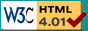 Valid HTML 4.01!